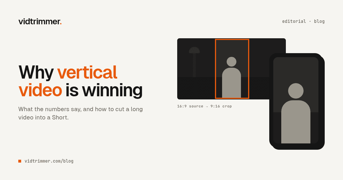 Why Vertical Video Is Winning, and How to Clip a Short
